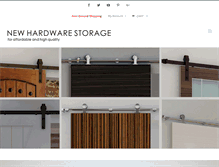 Tablet Screenshot of newhardwarestorage.com
